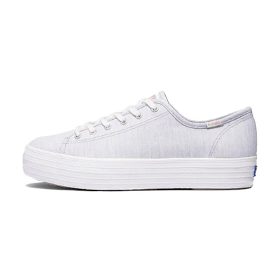 (W) Keds Triple Kick Chambray 'Grey Purple'