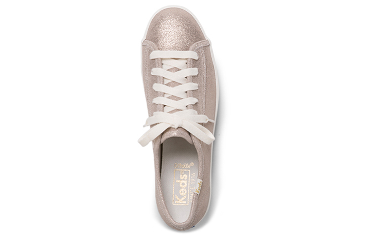(W) Keds Triple Kick Glitter 'Gold White' 圖 3
