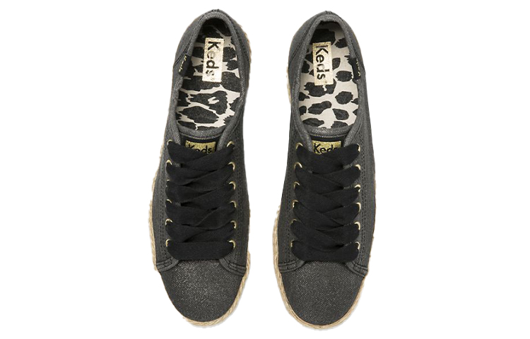 (W) Keds Triple Kick Jute 'Black Organic Cotton' 圖 2