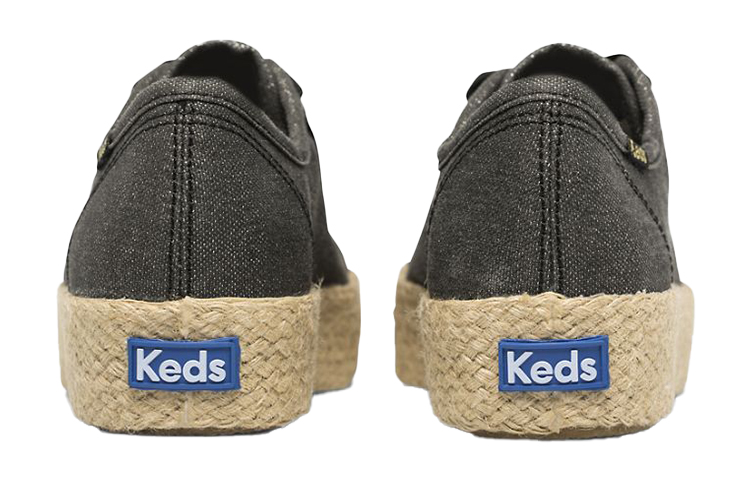 (W) Keds Triple Kick Jute 'Black Organic Cotton' 圖 3