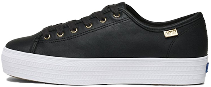 (W) Keds Triple Kick 豪华黑白皮革松糕鞋 WH64443 Buy (W) Keds Triple Kick 豪华黑白皮革松糕鞋 WH64443