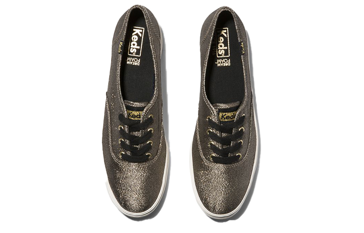 (W) Keds Triple Metallic Twill 'Black Gold' 圖 2