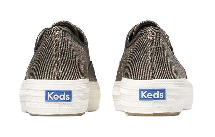(W) Keds Triple Metallic Twill 'Black Gold' 圖 3