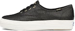 Buy (W) Keds 三层金属斜纹 "黑白" WF64030