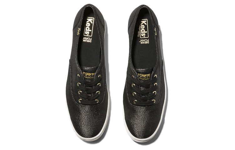 Order (W) ケッズ トリプル メタリック ツイル (ブラック/ホワイト) WF64030