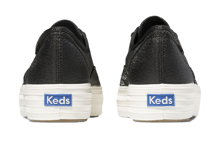 Lookbook (W) ケッズ トリプル メタリック ツイル (ブラック/ホワイト) WF64030