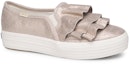 Order (W) Keds Triple Ruffle Glitter 'Pink Gold Slip-On' Wanita Emas Merah Jambu WH58506