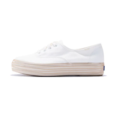 (W) Keds Triple Shimmer 'White Gold'