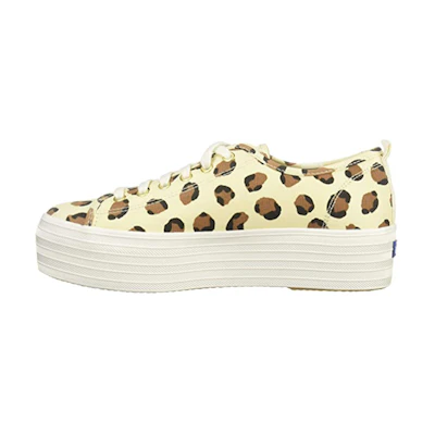 (W) Keds Triple Up 'Leopard Yellow'