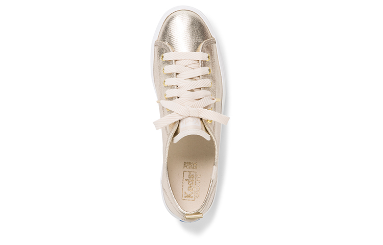 (W) Keds Triple Up 'Metallic Gold Twill' 圖 3