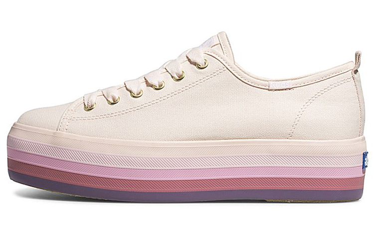 (W) Keds Triple Up 'Pink Rainbow Foxing'