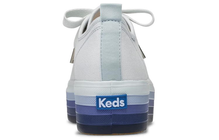(W) Keds Triple Up 'Rainbow Foxing White Blue' 圖 3