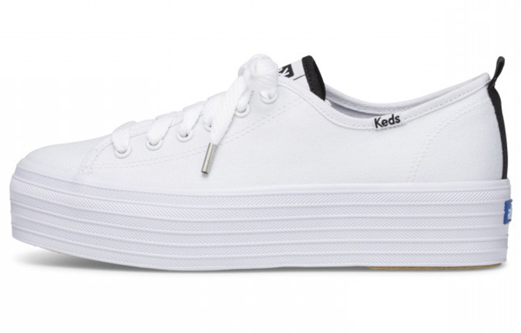 (Women) Keds Triple Up Seasonal 'Lightweight Platform Low-Top White' WF61583
