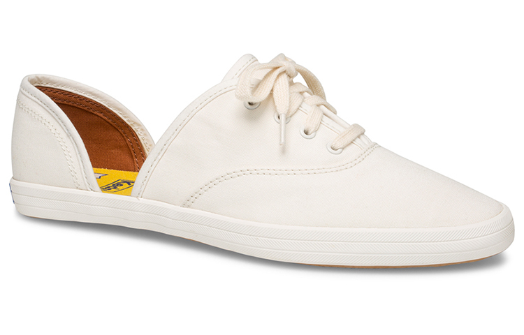 (W) Keds Vintage Champion D'Orsay 'White Slip-On' 圖 2