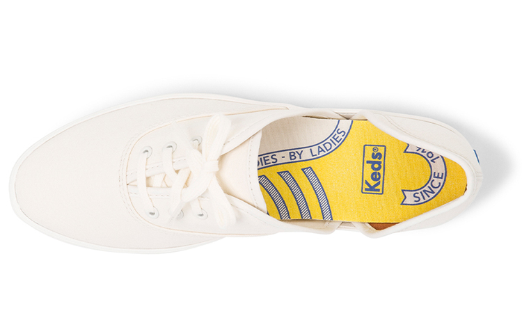 (W) Keds Vintage Champion D'Orsay 'White Slip-On' 圖 3