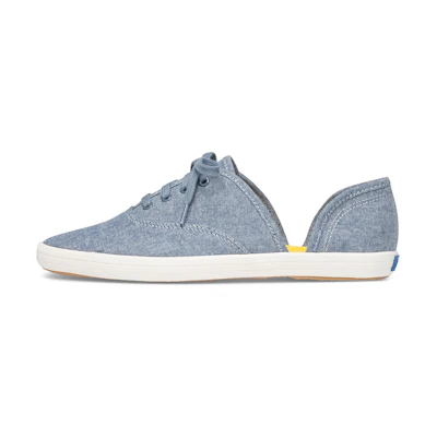 (W) Keds Vintage Champion D'Orsay Chambray 'Slip-On Blue'