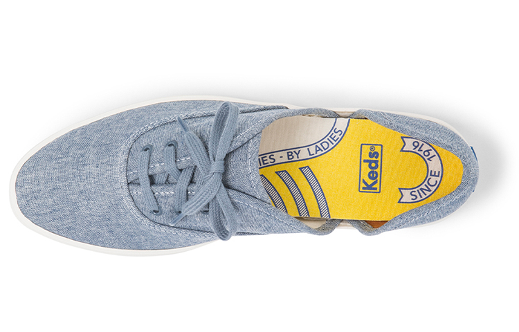Order (Women) Keds Vintage Champion D'Orsay Chambray 'Slip-On Blue' WF62707