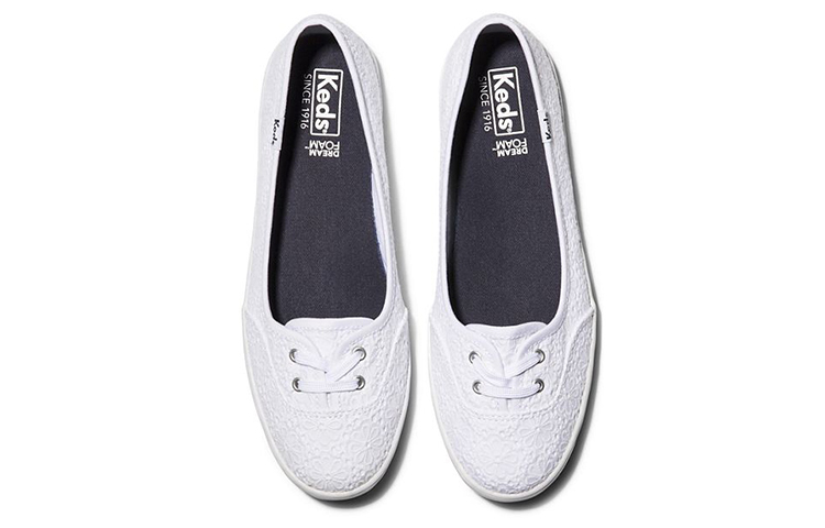 (W) Keds White 'Simple CMFT Fashion Casual Low-Top' 圖 2