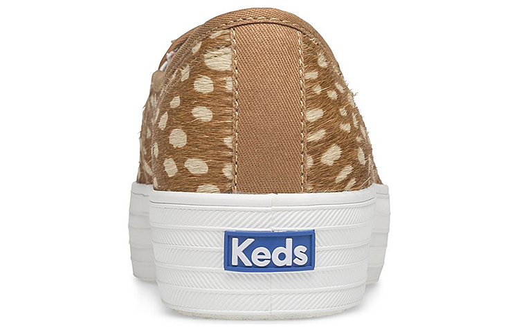 (W) Keds Anthropologie Triple Decker Brown 'Leopard Slip-On' 圖 3