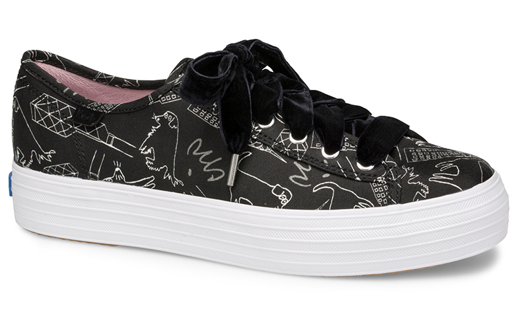 (W) Keds CJW Triple Kick 'Signature Print Black' 圖 2