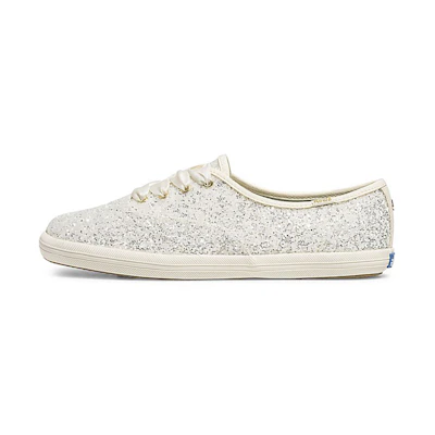 (W) Keds Kate Spade Champion 'Glitter White'