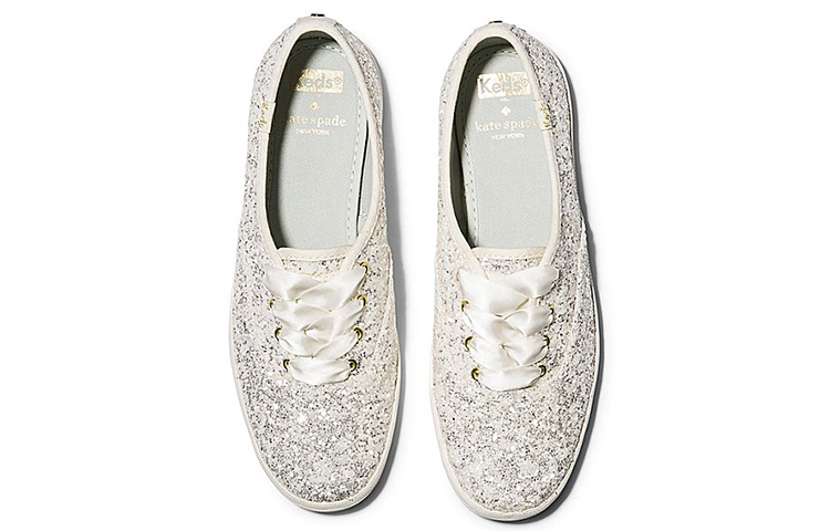 Order (W) Keds x Kate Spade Champion 'Putih Berkilauan' WF53272