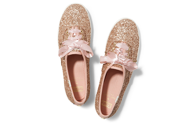 (W) Keds Kate Spade New York Champion 'Glitter Pink Gold' 圖 4