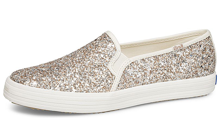 (W) Keds Kate Spade New York Double Decker 'Gold Glitter'