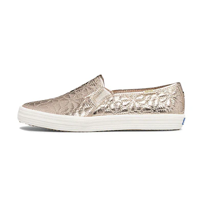 (W) Keds Kate Spade New York Double Decker Quilted Nylon 'Champagne'