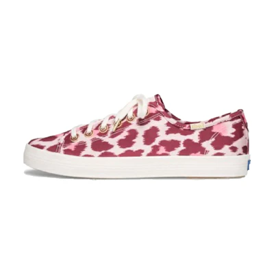 (W) Keds Kate Spade New York Kickstart 'Leopard Satin Red'