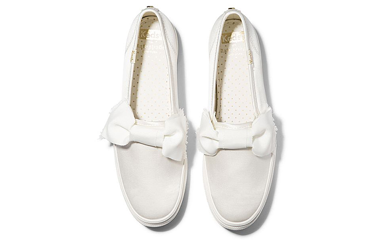 (W) Keds Kate Spade New York Triple Decker 'Satin Bow White' 圖 2