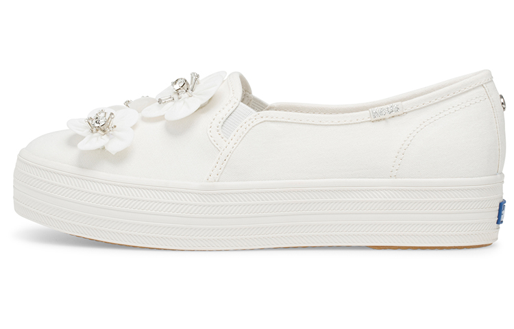 Buy (W) Keds x Kate Spade NY Triple Decker Putih 'Bunga Slip-On' WF57839