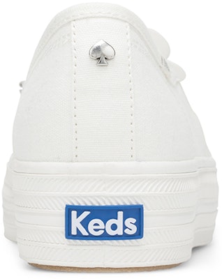 (W) Keds x Kate Spade NY Triple Decker Putih 'Bunga Slip-On' WF57839 Lookbook (W) Keds x Kate Spade NY Triple Decker Putih 'Bunga Slip-On' WF57839