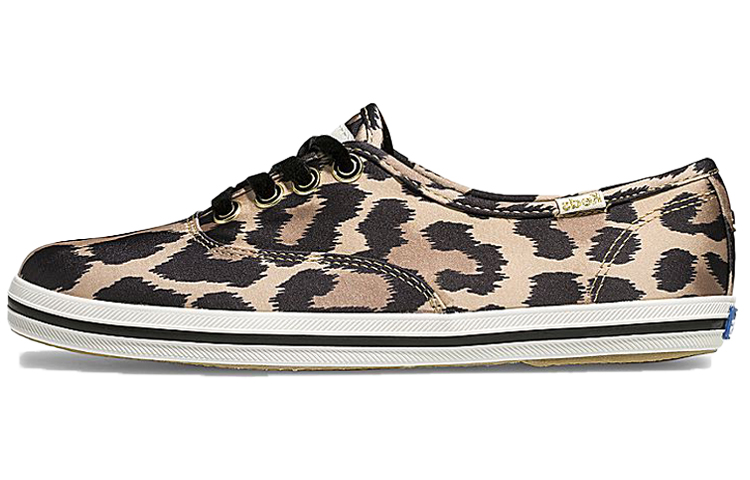 (Women) Keds x Kate Spade New York Triple Kick 'Leopard Corduroy Black Brown' WF61647