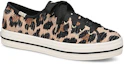 Shop (W) Keds x Kate Spade New York Triple Kick 'Leopard Corduroy Hitam Coklat' WF61647