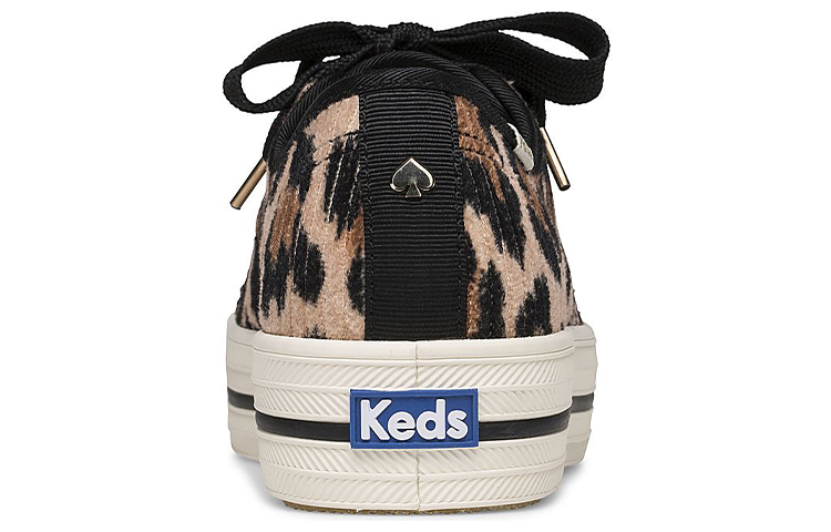 Details for (W) Keds x Kate Spade New York Triple Kick 'Leopard Corduroy Hitam Coklat' WF61647
