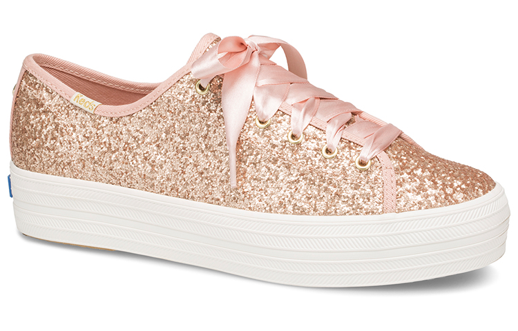 Order (W) Keds x Kate Spade New York Triple Kick ''Glitter Oro Rosa'' WF61031