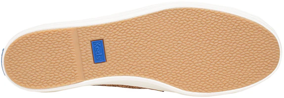 Shop Keds x Kate Spade New York 三重踢 閃粉 帆布鞋 女款 玫瑰金