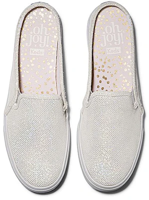 (W) Keds x Oh Joy! 女式白色便鞋女士平底鞋 WH62391 Order (W) Keds x Oh Joy! 女式白色便鞋女士平底鞋 WH62391
