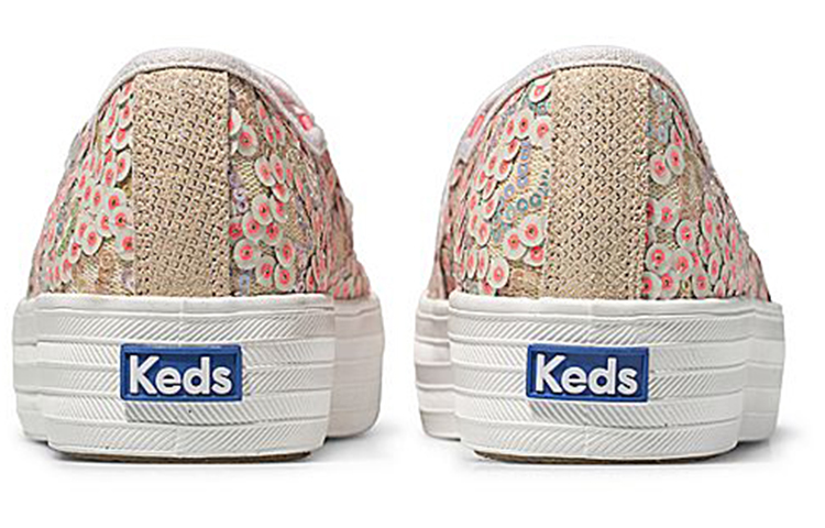 Lookbook Keds x Oh Joy ! 三層亮片懶人鞋 女款 黃粉