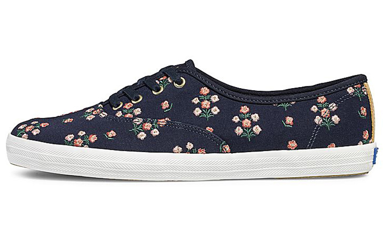 (Women) Keds x Rifle Paper Co. Champion 'Posy Embroidery Navy' WF63493