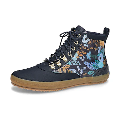 (W) Keds Rifle Paper Co. Scout 'Water Blue'