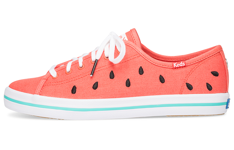 Keds X Sunnylife Kickstart Andaman Women's Canvas Sneakers - Colorful Printed Lace-Up Shoes With Cushioned Footbed - View #6
