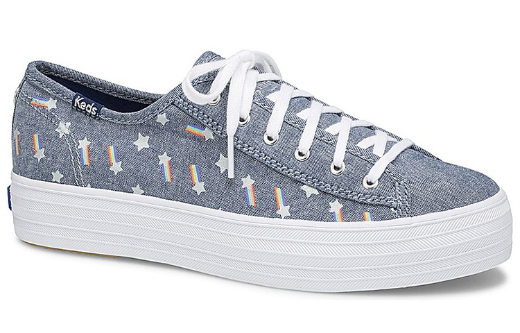 (W) Keds Sunnylife Triple Kick 'Rainbow Blue Grey' 圖 2