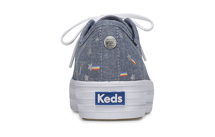 (W) Keds Sunnylife Triple Kick 'Rainbow Blue Grey' 圖 4