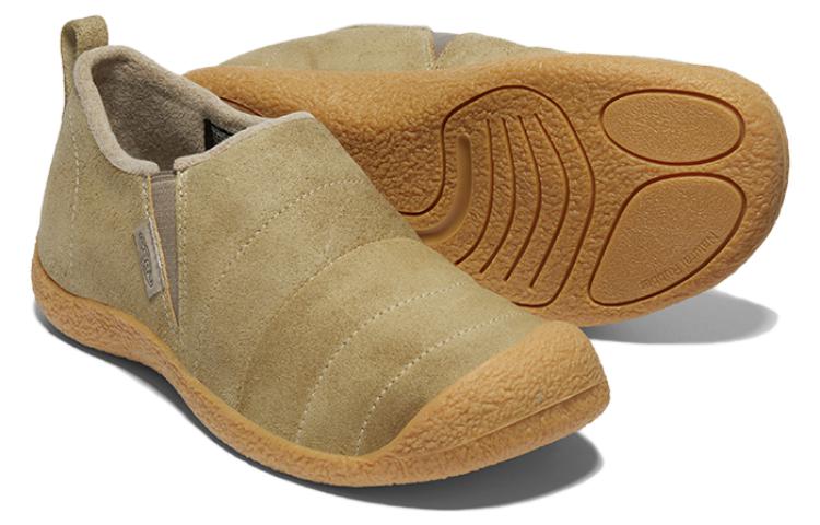 Shop KEEN 簡約舒適 減震耐磨 生活休閒鞋 女款 米色