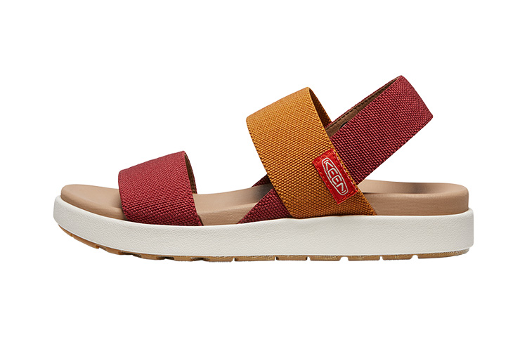 (W) KEEN Elle Backstrap 'Merlot Birch'