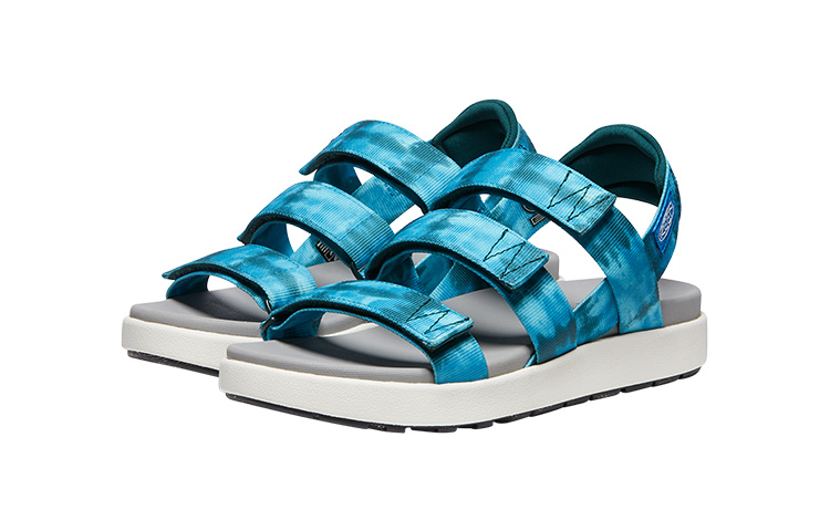 Lookbook (Women) KEEN Elle Backstrap 'Tie-Dye Teal Green' 1027209