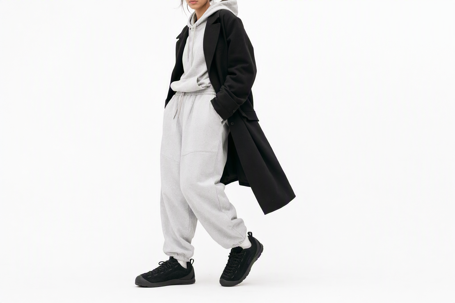Order (W) KEEN Jasper '黑色绒面户外' 1026849