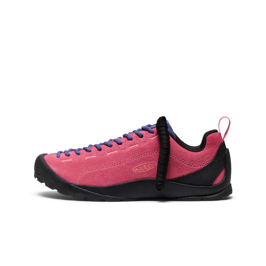 (Women) KEEN Jasper Leather Retro Low-Top Durable Outdoor Shoes. 1031337